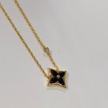 [Amore]STAR BLACK MOP NECKLACE