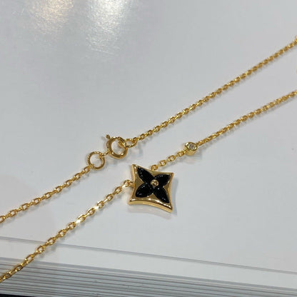 [Amore]STAR BLACK MOP NECKLACE