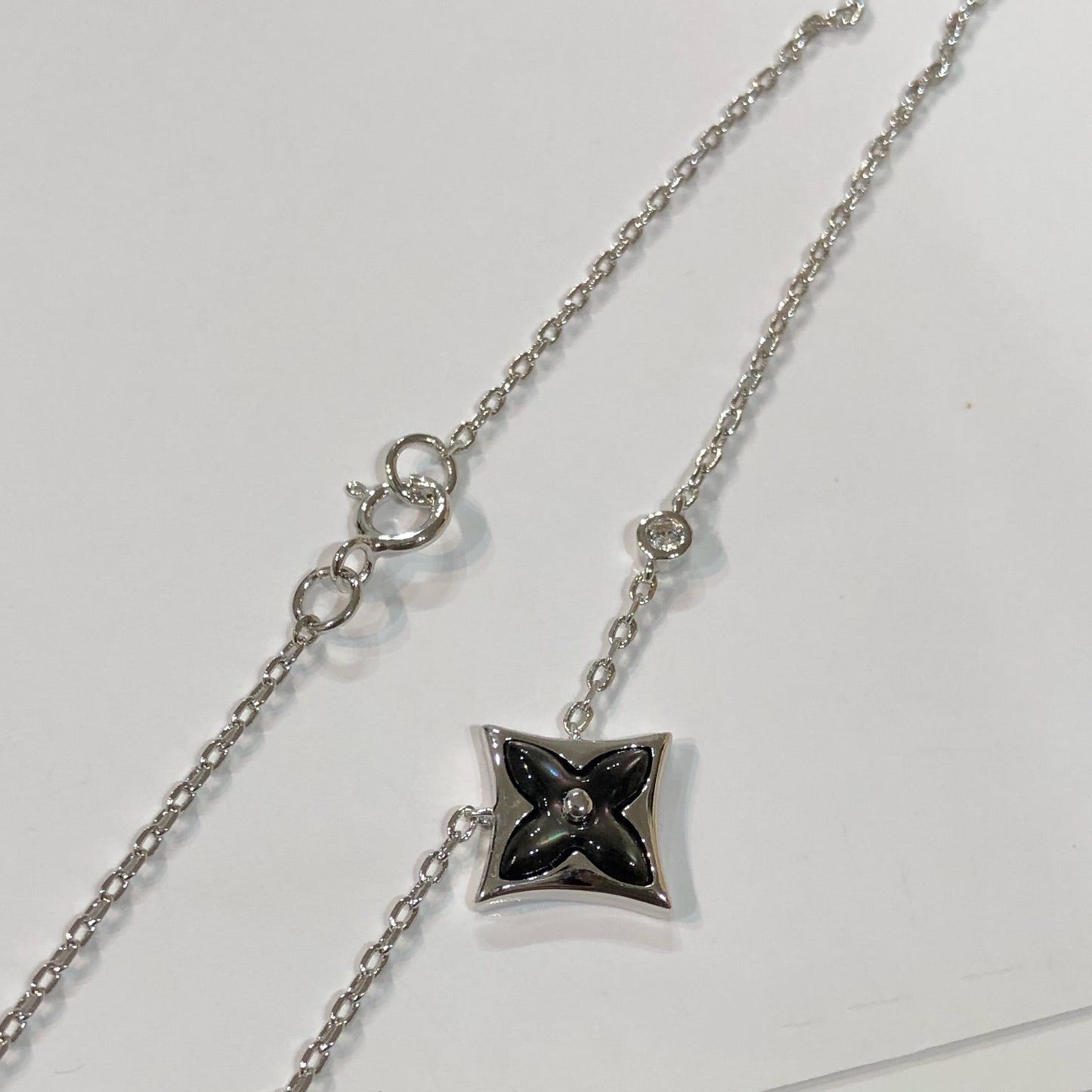 [Amore]STAR BLACK MOP NECKLACE
