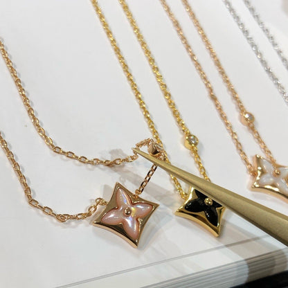 [Amore]STAR BLACK MOP NECKLACE