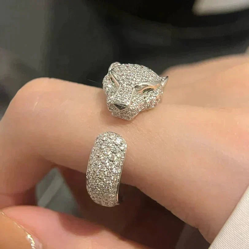 [Amore]PANTHERE 5.5MM ALL DIAMOND RING