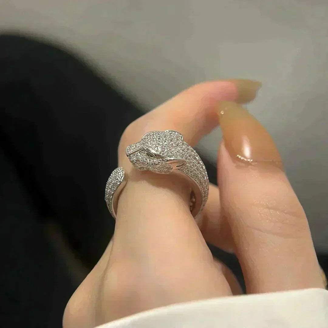 [Amore]PANTHERE 5.5MM ALL DIAMOND RING