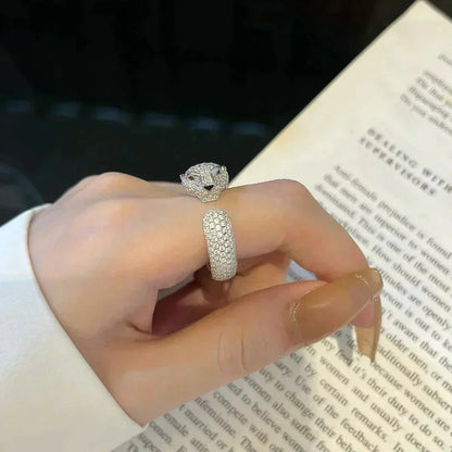 [Amore]PANTHERE 5.5MM ALL DIAMOND RING