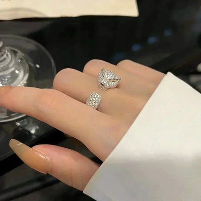 [Amore]PANTHERE 5.5MM ALL DIAMOND RING