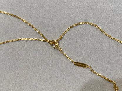 [Amore]CLOVER 25MM NECKLACE GOLD CARNELIAN