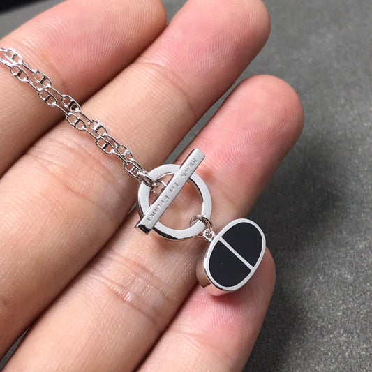 [Amore]CHAINE VERSO BLACK CERAMIC  NECKLACE