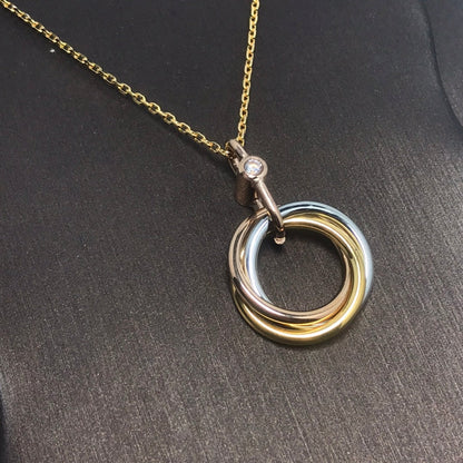 [Amore]TRINITY  NECKLACE 1 DIAMOND