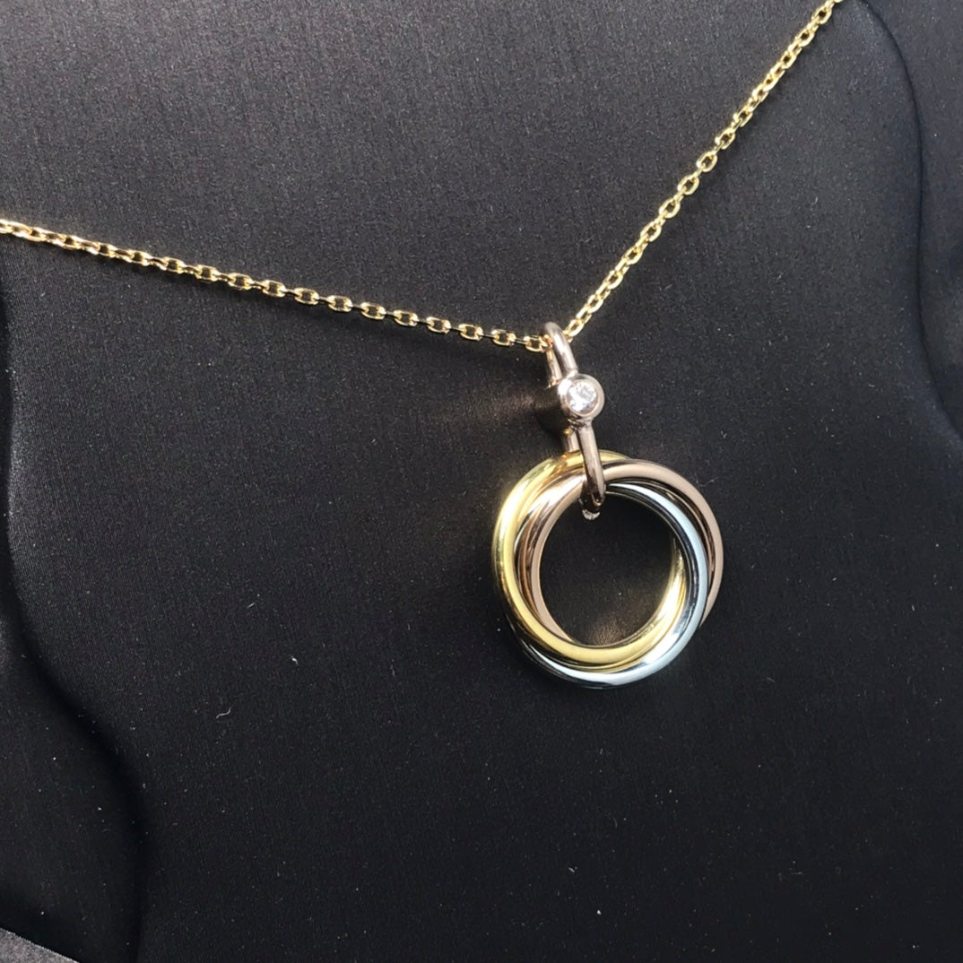 [Amore]TRINITY  NECKLACE 1 DIAMOND
