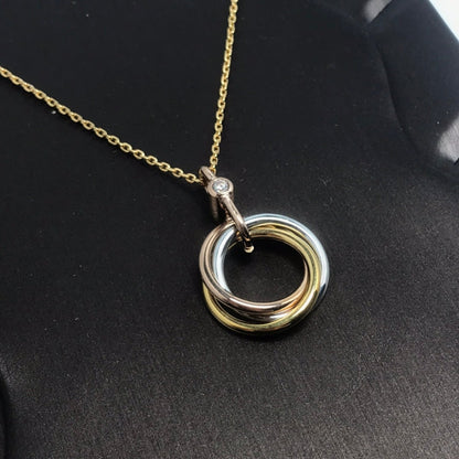 [Amore]TRINITY  NECKLACE 1 DIAMOND
