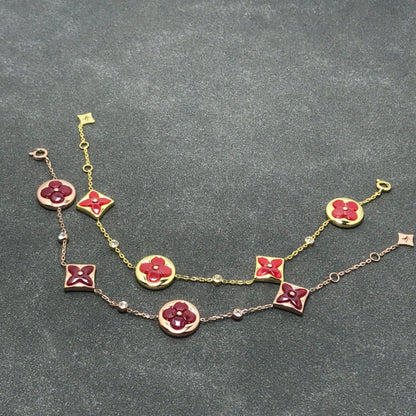 [Amore]STAR AND SUN CARNELIAN 4 MOTIFS 3 DIAMONDS