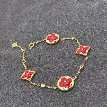 [Amore]STAR AND SUN CARNELIAN 4 MOTIFS 3 DIAMONDS