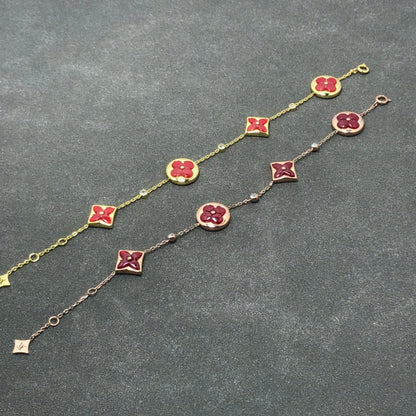 [Amore]STAR AND SUN CARNELIAN 4 MOTIFS 3 DIAMONDS
