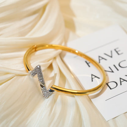 [Amore]VOLTE UPSITE DOWN GOLD DIAMOND BRACELET