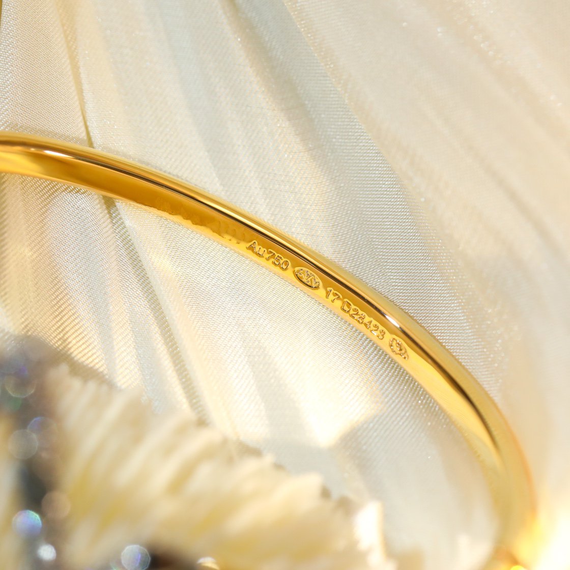 [Amore]VOLTE UPSITE DOWN GOLD DIAMOND BRACELET