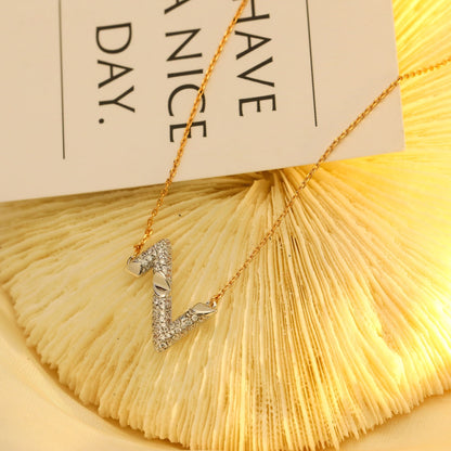 [Amore]VOLT SILVER DIAMOND PEDANT NECKLACE
