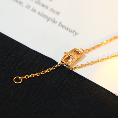 [Amore]STAR AND SUN DIAMOND PINK GOLD NECKLACE