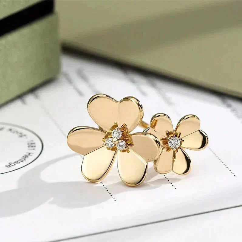 [Amore]CLOVER COMOS GOLD DIAMOND RING