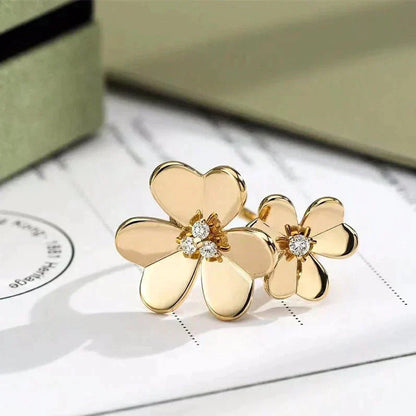 [Amore]CLOVER COMOS GOLD DIAMOND RING