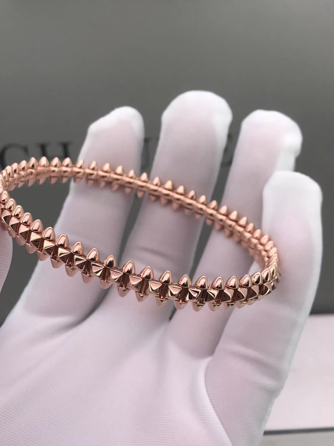 [Amore]CLASH PINK GOLD BRACELET