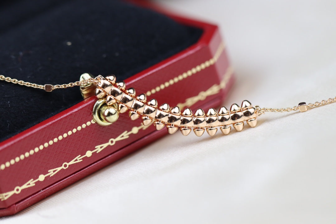 [Amore]CLASH PINK GOLD NECKLACE