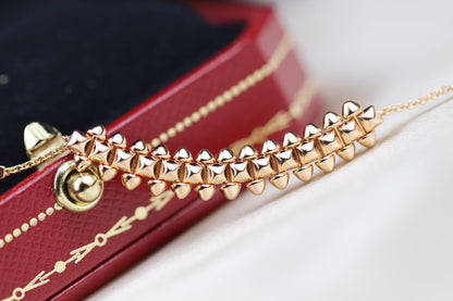 [Amore]CLASH PINK GOLD NECKLACE
