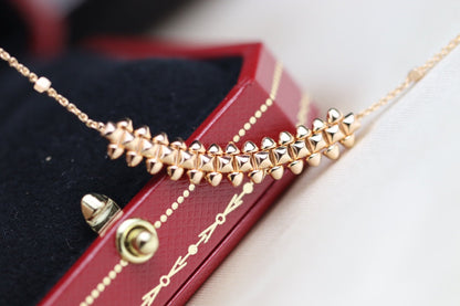 [Amore]CLASH PINK GOLD NECKLACE