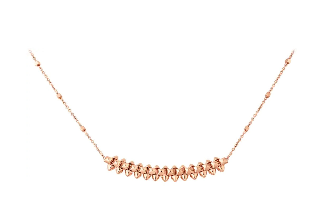 [Amore]CLASH PINK GOLD NECKLACE