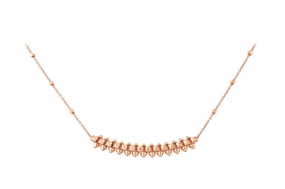 [Amore]CLASH PINK GOLD NECKLACE
