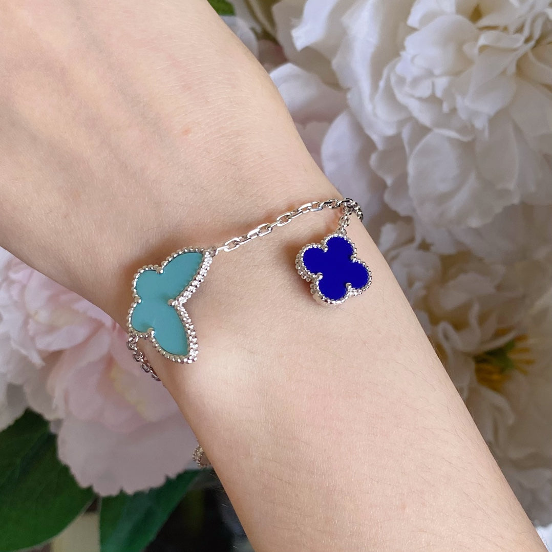 [Amore]LUCKY SPRING SILVER BRACELET 4 MOTIF