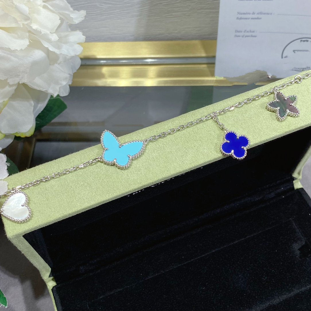 [Amore]LUCKY SPRING SILVER BRACELET 4 MOTIF