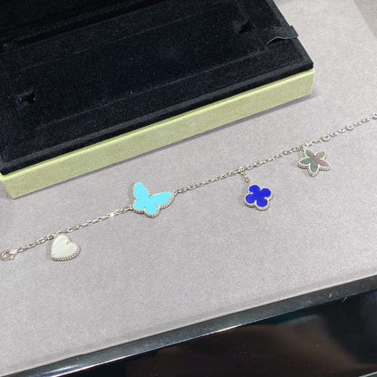 [Amore]LUCKY SPRING SILVER BRACELET 4 MOTIF