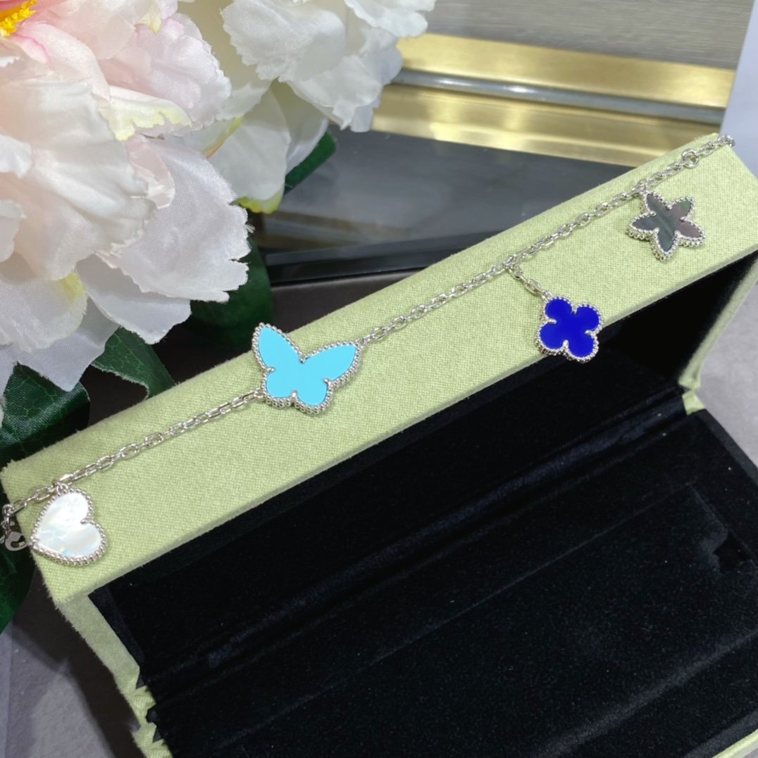 [Amore]LUCKY SPRING SILVER BRACELET 4 MOTIF