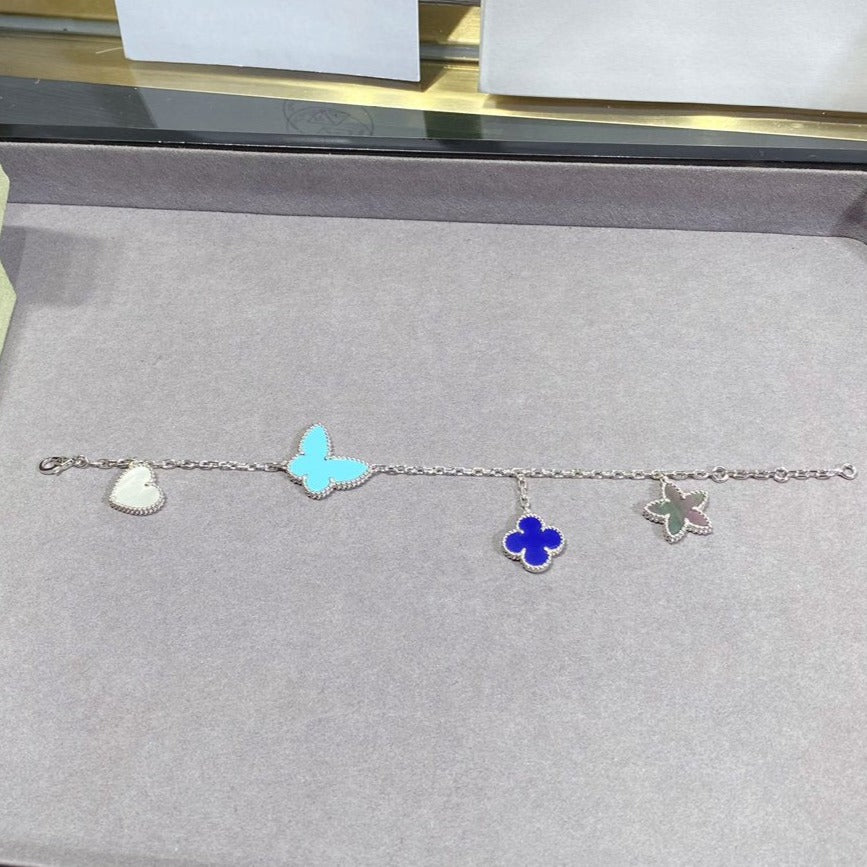 [Amore]LUCKY SPRING SILVER BRACELET 4 MOTIF
