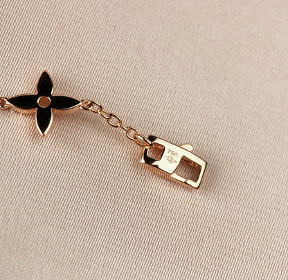 [Amore]STAR AND SUN 7 MOTIFS GOLD BRACELET