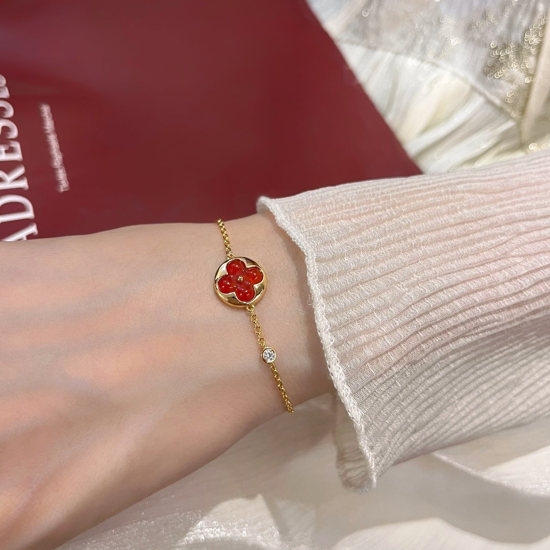 [Amore]SUN PEDANT CARNELIAN BRACELET