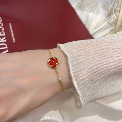[Amore]SUN PEDANT CARNELIAN BRACELET