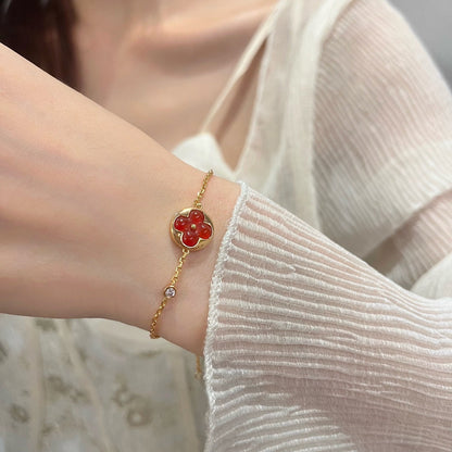 [Amore]SUN PEDANT CARNELIAN BRACELET