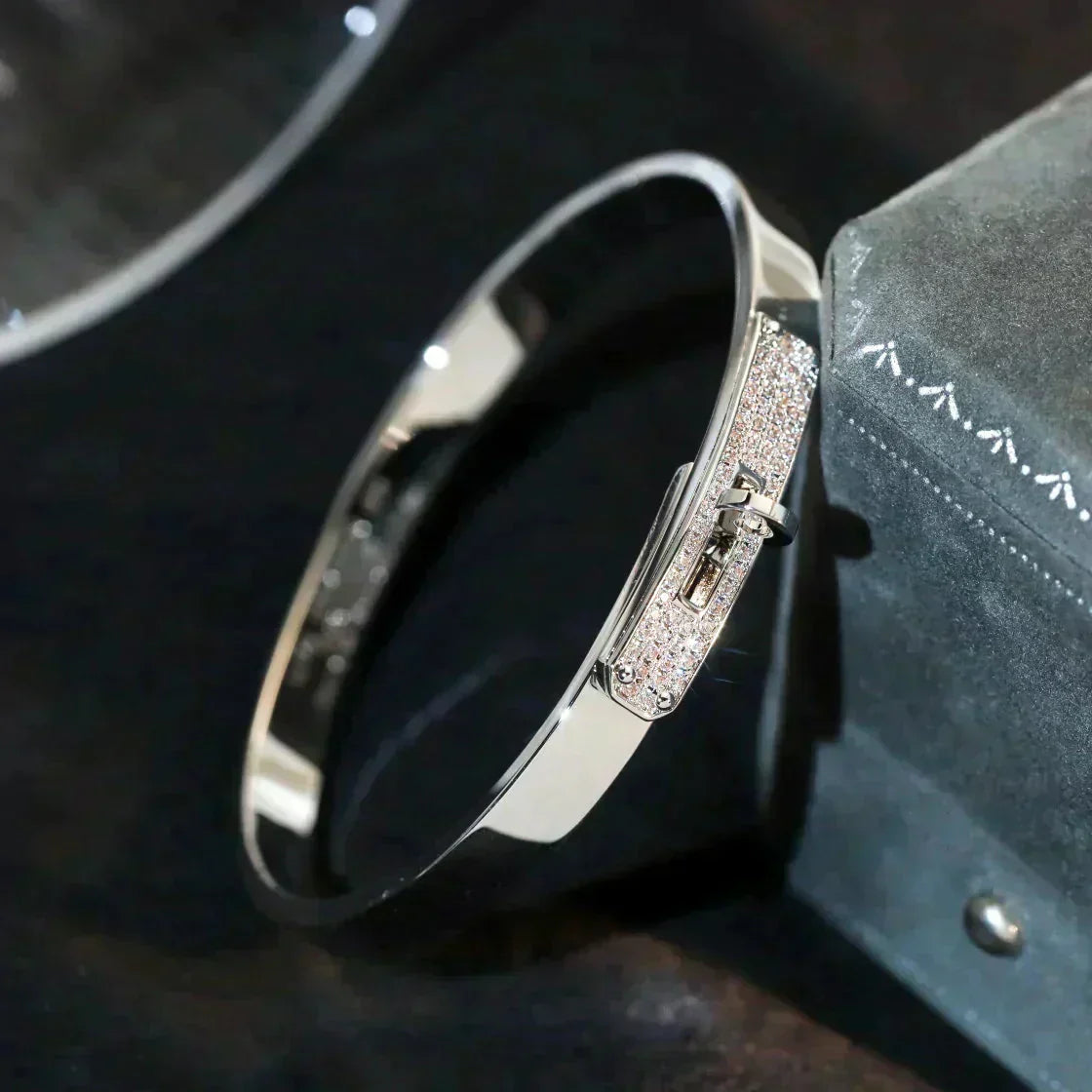 [Amore]KELLY SILVER DIAMOND BRACELET