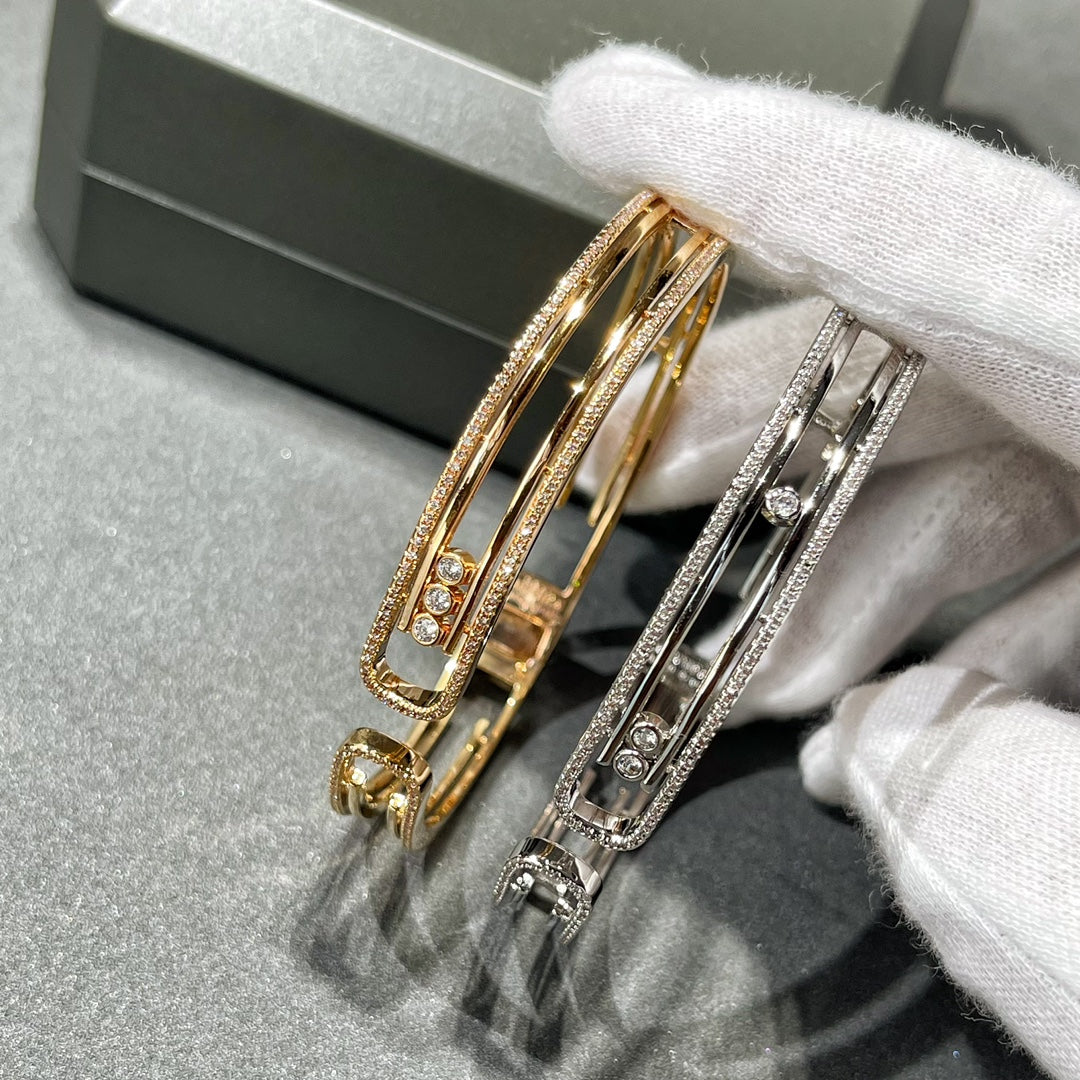 [Amore]MOVE 10TH PAVED DIAMOND BRACELET