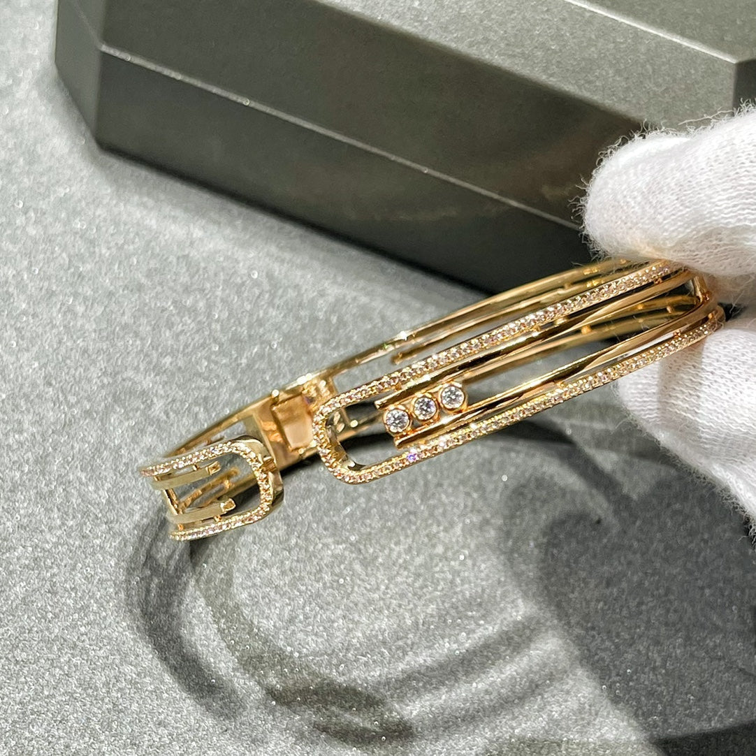 [Amore]MOVE 10TH PAVED DIAMOND BRACELET