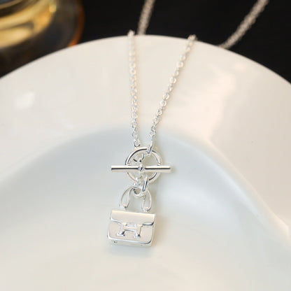 [Amore]POP H PEDANT SILVER NECKLACE