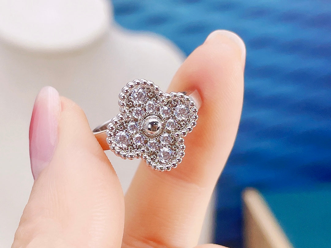 [Amore]CLOVER DIAMOND RING