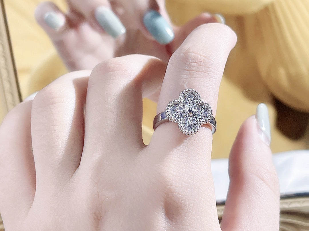 [Amore]CLOVER DIAMOND RING