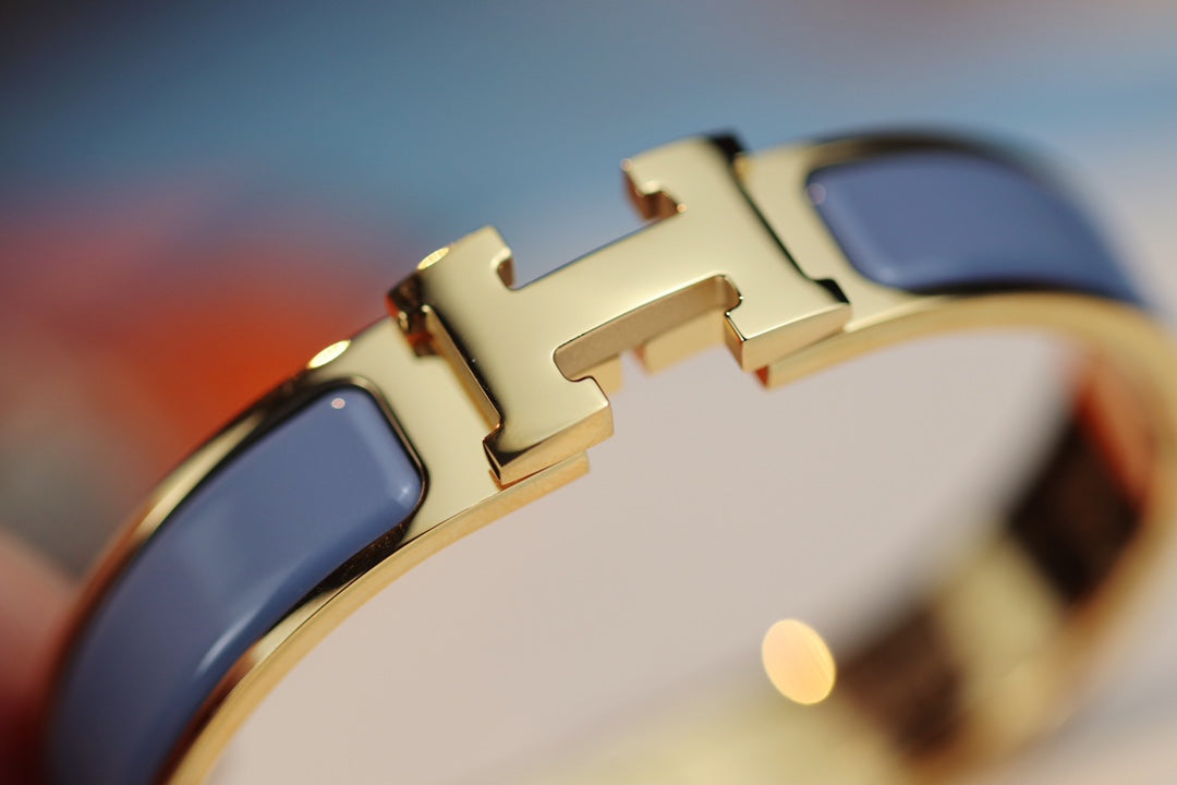 [Amore]H BRACELET 12MM BLUE GRAY