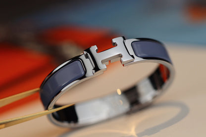 [Amore]H BRACELET 12MM BLUE GRAY