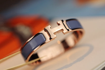 [Amore]H BRACELET 12MM BLUE GRAY