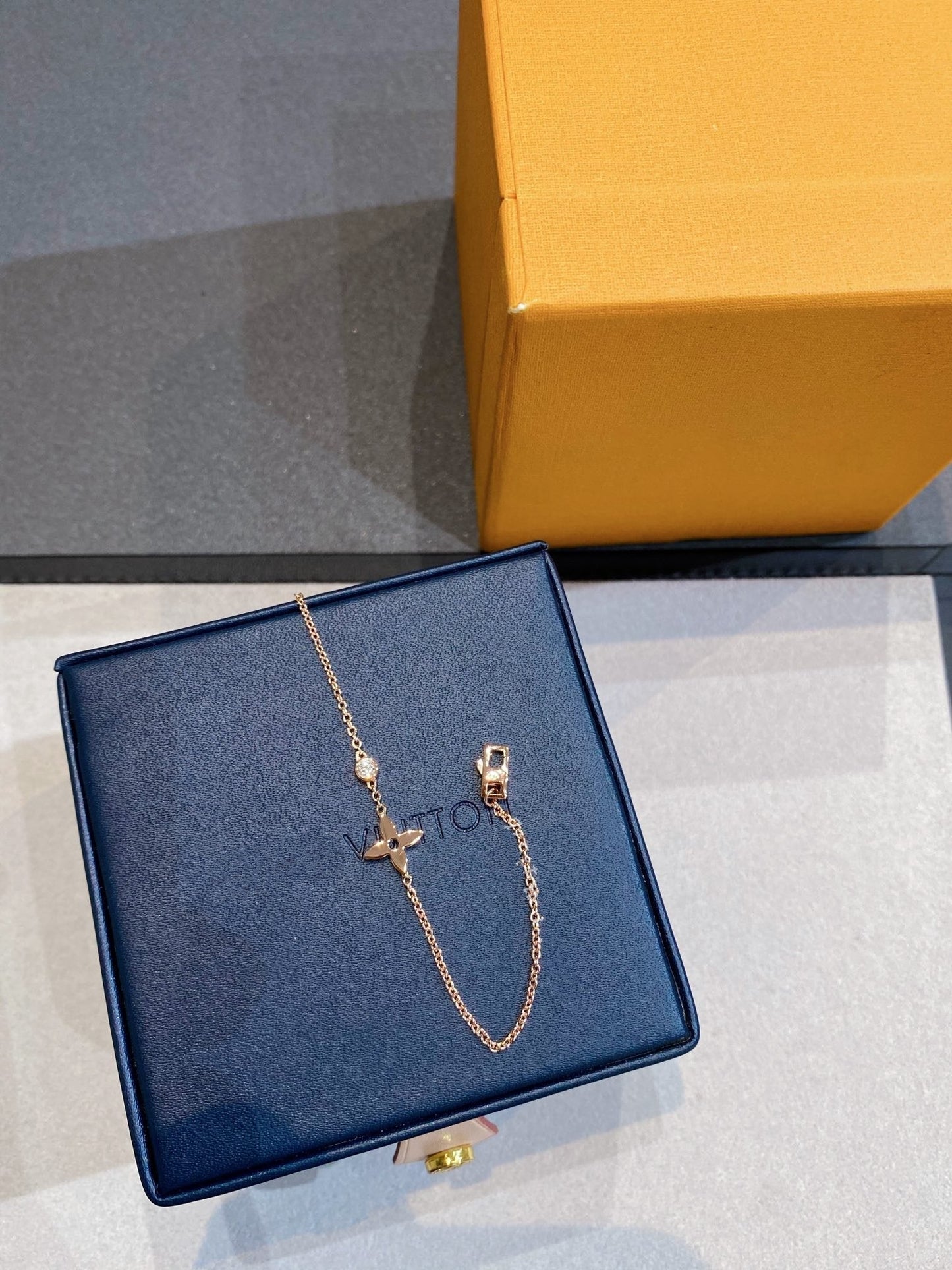 [Amore]STAR DIAMOND PINK GOLD BRACELET