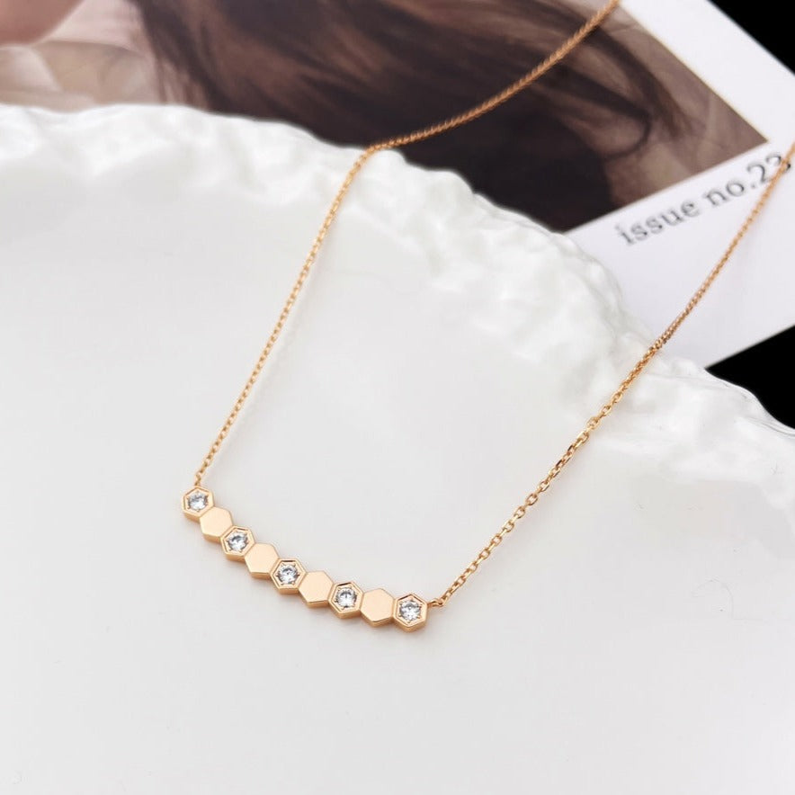 [Amore]BEE MY LOVE DIAMOND NECKLACE
