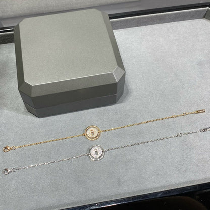 [Amore]LUCKY MOVE DIAMOND PAVED BRACELET