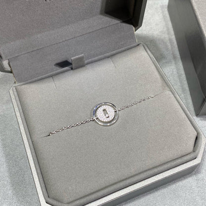 [Amore]LUCKY MOVE DIAMOND PAVED BRACELET